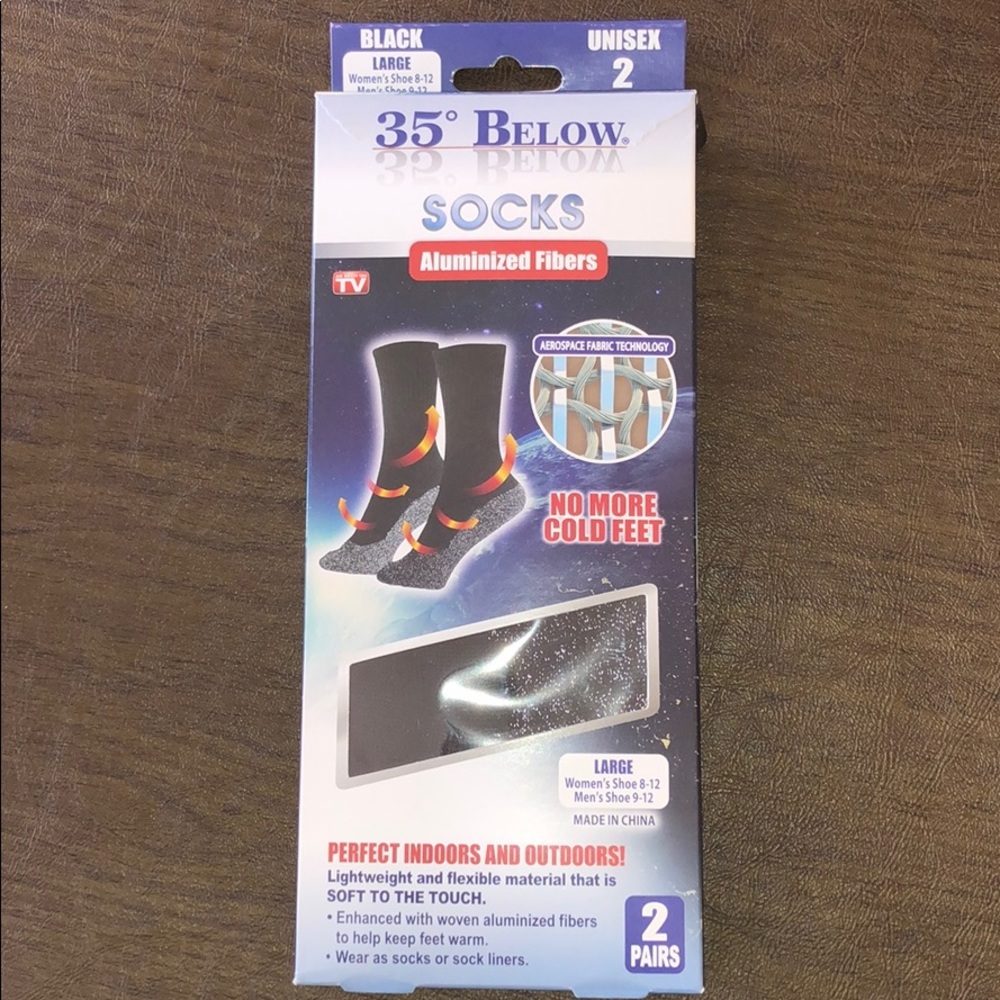 35 Below 2 Pair of Socks